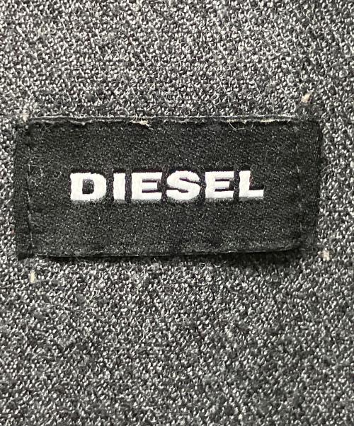 DIESEL（ディーゼル）DIESEL (ディーゼル) W-IZUMO-2 JACKET ブラック×グレー サイズ:Lの古着・服飾アイテム