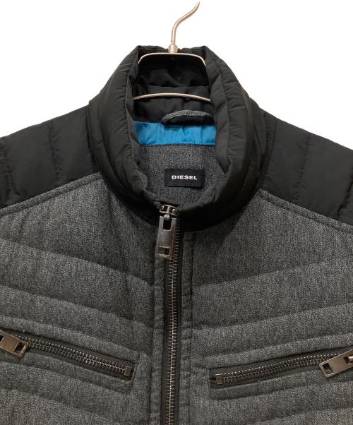 DIESEL（ディーゼル）DIESEL (ディーゼル) W-IZUMO-2 JACKET ブラック×グレー サイズ:Lの古着・服飾アイテム
