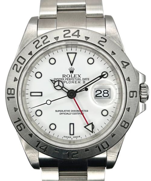 ROLEX（ロレックス）ROLEX (ロレックス) エクスプローラーⅡ EXPLORER Ⅱ Ref.16570 白文字盤 サイズ:40mmの古着・服飾アイテム