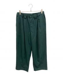TBPR（タイトブース プロダクション）の古着「ワイドパンツ」｜グリーン
