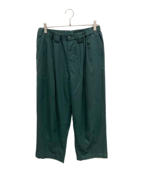 TBPR（タイトブース プロダクション）TBPR (タイトブース プロダクション) ワイドパンツ グリーン サイズ:Mの古着・服飾アイテム