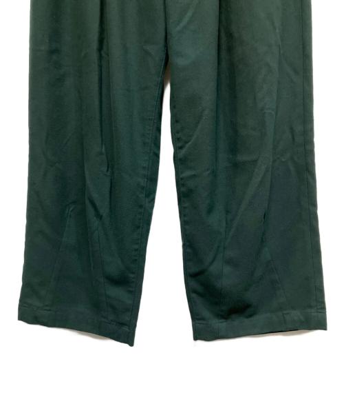 TBPR（タイトブース プロダクション）TBPR (タイトブース プロダクション) ワイドパンツ グリーン サイズ:Mの古着・服飾アイテム