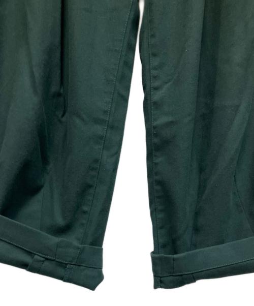 TBPR（タイトブース プロダクション）TBPR (タイトブース プロダクション) ワイドパンツ グリーン サイズ:Mの古着・服飾アイテム
