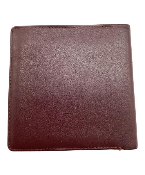 Cartier（カルティエ）Cartier (カルティエ) 札入れ ワインレッドの古着・服飾アイテム