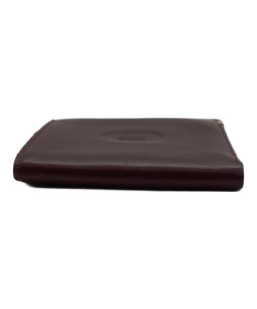 Cartier（カルティエ）Cartier (カルティエ) 札入れ ワインレッドの古着・服飾アイテム