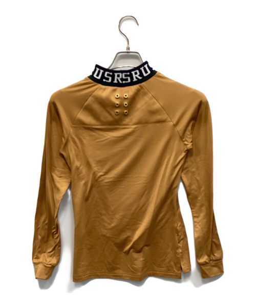 RUSSELUNO（ラッセルノ）RUSSELUNO (ラッセルノ) モックネックカットソー ブラウン 未使用品の古着・服飾アイテム