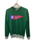 RUSSELUNOラッセルノ）の古着「セーター」｜グリーン