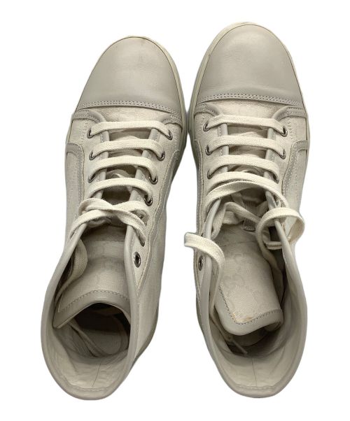 GUCCI（グッチ）GUCCI (グッチ) ハイカットスニーカー ベージュ サイズ:38の古着・服飾アイテム