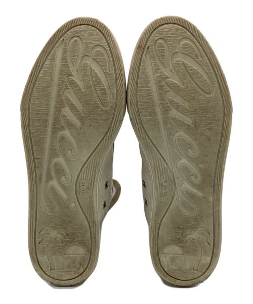 GUCCI（グッチ）GUCCI (グッチ) ハイカットスニーカー ベージュ サイズ:38の古着・服飾アイテム