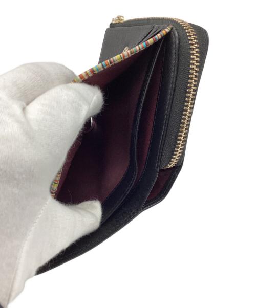 PAUL SMITH（ポールスミス）PAUL SMITH (ポールスミス) 2つ折り財布 ブラックの古着・服飾アイテム