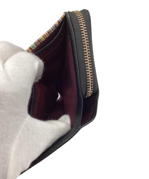PAUL SMITH（ポールスミス）PAUL SMITH (ポールスミス) 2つ折り財布 ブラックの古着・服飾アイテム