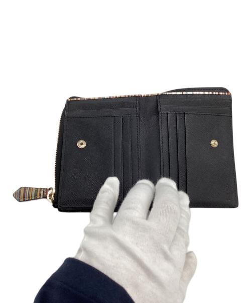 PAUL SMITH（ポールスミス）PAUL SMITH (ポールスミス) 2つ折り財布 ブラックの古着・服飾アイテム