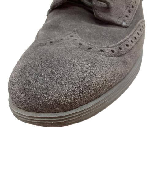 COLE HAAN（コールハーン）COLE HAAN (コールハーン) スウェード ウイングチップオックスフォードシューズ グレー サイズ:10Mの古着・服飾アイテム