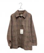 JOURNAL STANDARD relumeジャーナルスタンダード レリューム）の古着「チェックウールコート」｜ブラウン