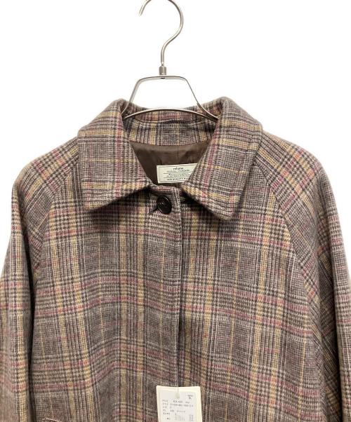 JOURNAL STANDARD relume（ジャーナルスタンダード レリューム）JOURNAL STANDARD relume (ジャーナルスタンダード レリューム) チェックウールコート ブラウン サイズ:Freeの古着・服飾アイテム