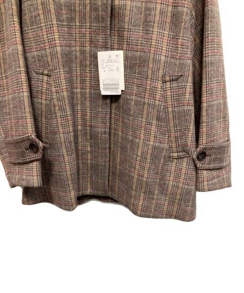 JOURNAL STANDARD relume（ジャーナルスタンダード レリューム）JOURNAL STANDARD relume (ジャーナルスタンダード レリューム) チェックウールコート ブラウン サイズ:Freeの古着・服飾アイテム
