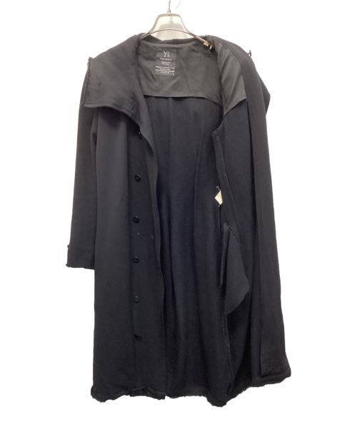 Y's（ワイズ）Y's (ワイズ) カットオフデザインコート ブラック サイズ:4の古着・服飾アイテム