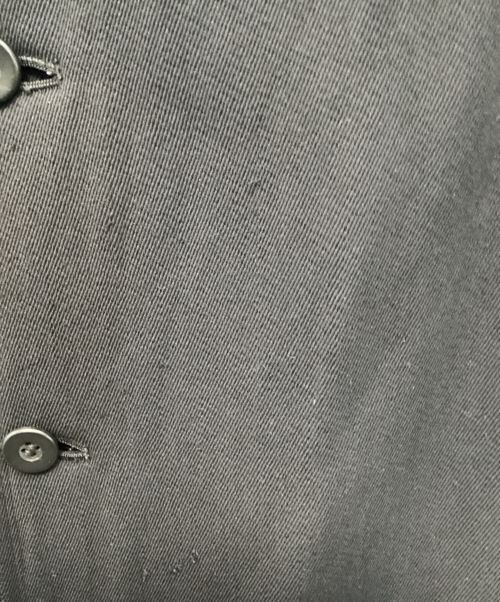 Y's（ワイズ）Y's (ワイズ) カットオフデザインコート ブラック サイズ:4の古着・服飾アイテム