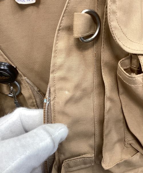 L.L.Bean（エルエルビーン）L.L.Bean (エルエルビーン) フィッシングベスト ブラウン サイズ:Sの古着・服飾アイテム