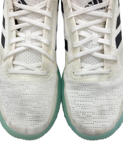 adidas（アディダス）adidas (アディダス) ランニングシューズ ホワイト×グリーン サイズ:28.5cmの古着・服飾アイテム