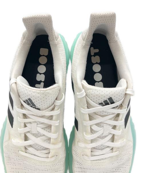 adidas（アディダス）adidas (アディダス) ランニングシューズ ホワイト×グリーン サイズ:28.5cmの古着・服飾アイテム