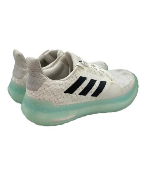 adidas（アディダス）adidas (アディダス) ランニングシューズ ホワイト×グリーン サイズ:28.5cmの古着・服飾アイテム