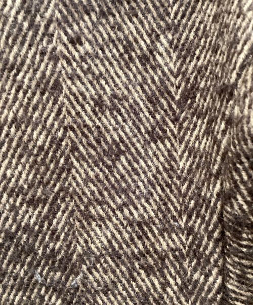 ADORE（アドーア）ADORE (アドーア) ノーカラーコート ブラウン サイズ:36の古着・服飾アイテム