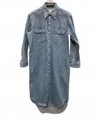 MADISON BLUEマディソンブルー）の古着「デニムシャツワンピース」｜ブルー