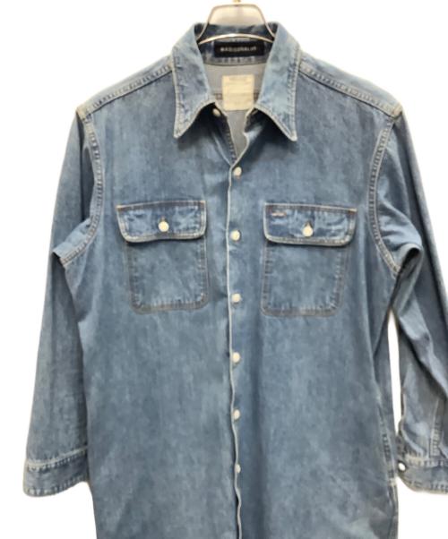 MADISON BLUE（マディソンブルー）MADISON BLUE (マディソンブルー) デニムシャツワンピース ブルー サイズ:Freeの古着・服飾アイテム