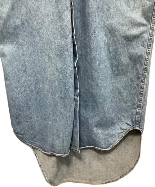 MADISON BLUE（マディソンブルー）MADISON BLUE (マディソンブルー) デニムシャツワンピース ブルー サイズ:Freeの古着・服飾アイテム