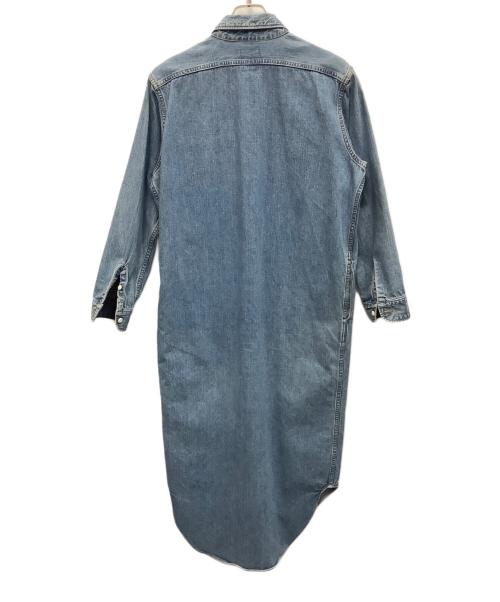 MADISON BLUE（マディソンブルー）MADISON BLUE (マディソンブルー) デニムシャツワンピース ブルー サイズ:Freeの古着・服飾アイテム