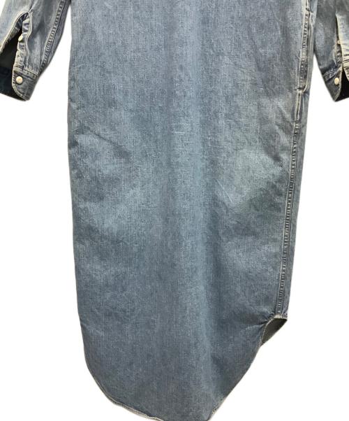 MADISON BLUE（マディソンブルー）MADISON BLUE (マディソンブルー) デニムシャツワンピース ブルー サイズ:Freeの古着・服飾アイテム