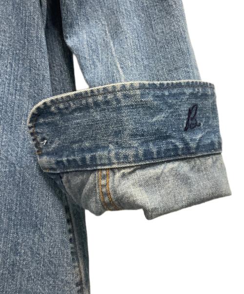 MADISON BLUE（マディソンブルー）MADISON BLUE (マディソンブルー) デニムシャツワンピース ブルー サイズ:Freeの古着・服飾アイテム