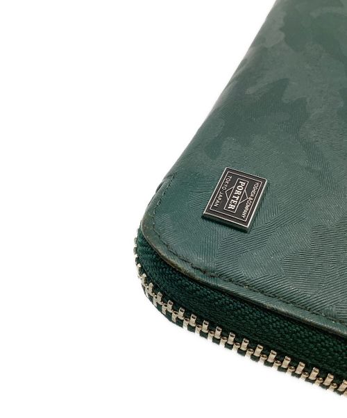 PORTER（ポーター）PORTER (ポーター) 長財布 グリーンの古着・服飾アイテム
