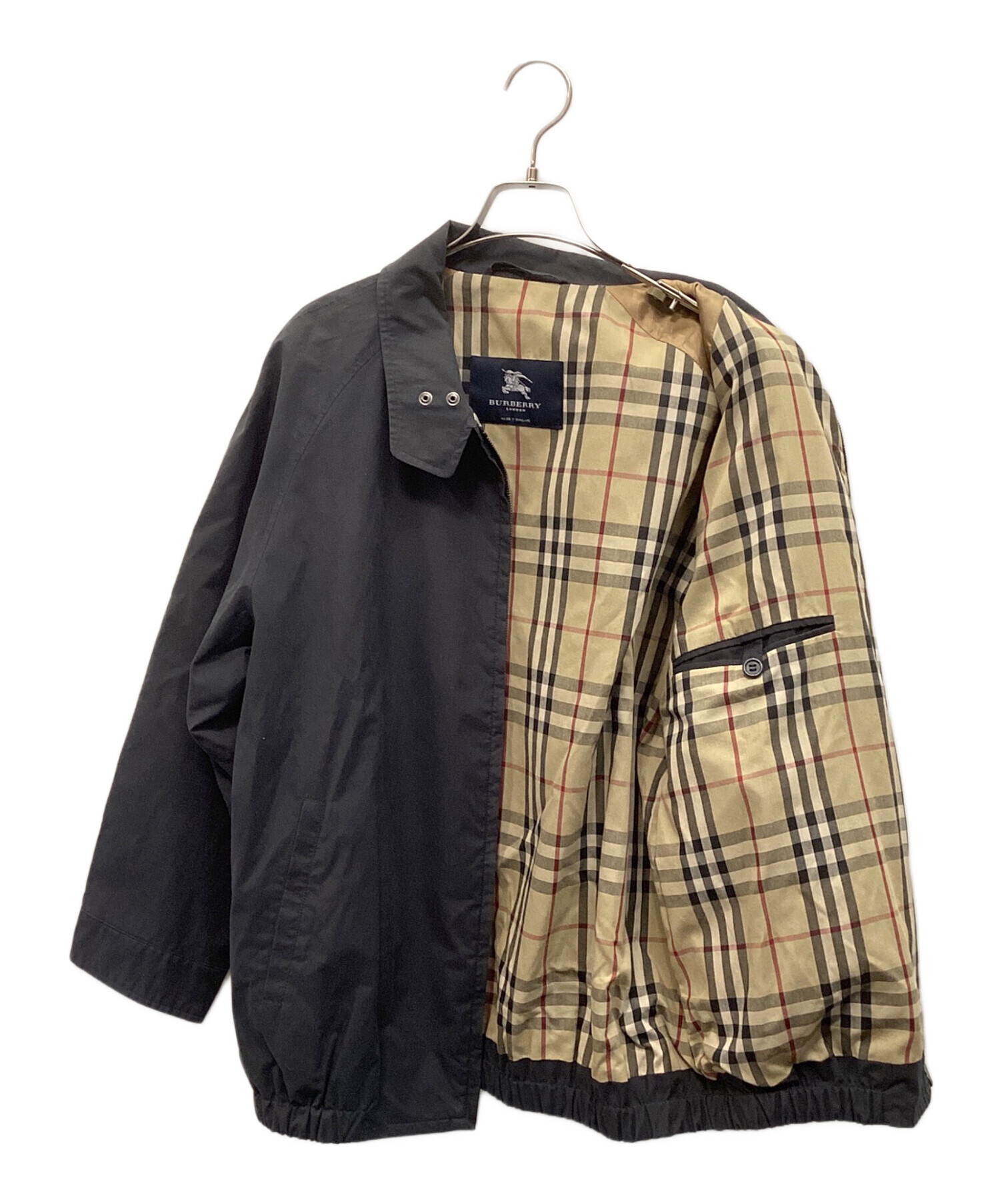 BURBERRY スイングトップ ノバチェック ラグラン サイズL BURBERRY スイングトップ ノバチェック ラグラン サイズL リバーシブル