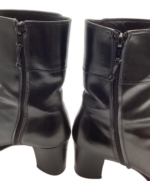 Salvatore Ferragamo（サルヴァトーレ フェラガモ）Salvatore Ferragamo (サルヴァトーレ フェラガモ) サイドジップブーツ ブラック サイズ:6の古着・服飾アイテム