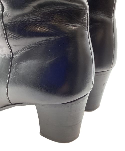 Salvatore Ferragamo（サルヴァトーレ フェラガモ）Salvatore Ferragamo (サルヴァトーレ フェラガモ) サイドジップブーツ ブラック サイズ:6の古着・服飾アイテム