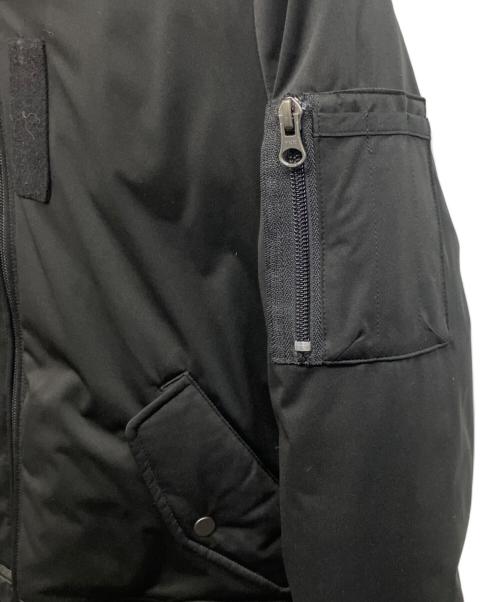 YOSOOU（ヨソオウ）YOSOOU (ヨソオウ) BEAMS Lights (ビームスライト) YOSOOU別注 MA-1 ダウン リバーシブルジャケット ブラック サイズ:Mの古着・服飾アイテム