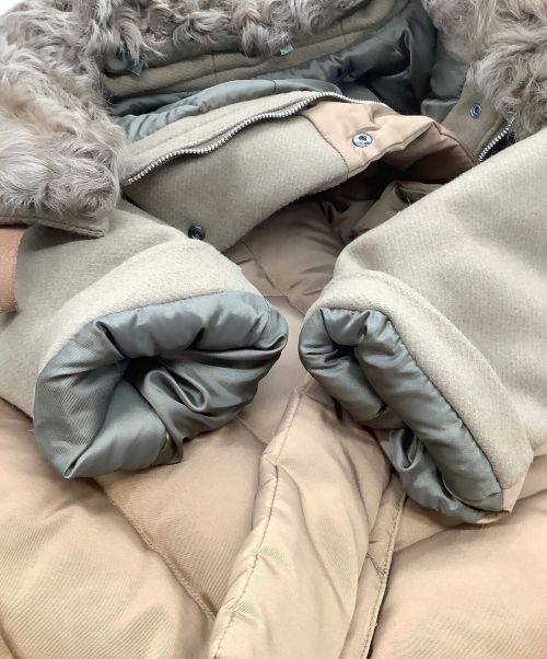 muller of yoshiokubo（ミュラーオブヨシオクボ）muller of yoshiokubo (ミュラーオブヨシオクボ) ダウンコート ブラウン サイズ:38の古着・服飾アイテム