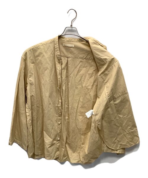 ANEI（アーネイ）ANEI (アーネイ) オープンネックチュニック ブラウン サイズ:2の古着・服飾アイテム