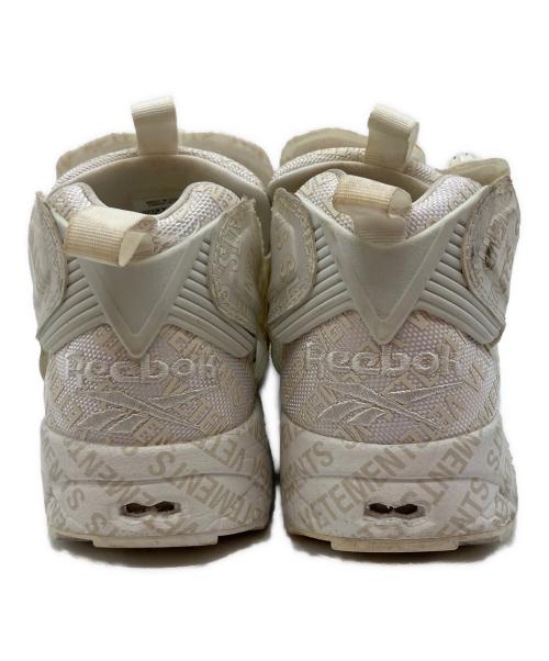 VETEMENTS（ヴェトモン）VETEMENTS (ヴェトモン) REEBOK (リーボック) INSTA PUMP FURY VET EMOJI インスタポンプフューリー エモジ CN3764 ホワイト サイズ:26.5cmの古着・服飾アイテム