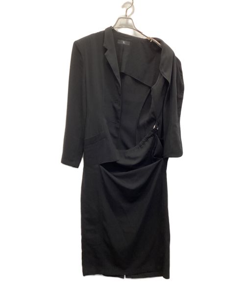 Y's（ワイズ）Y's (ワイズ) フォーマルデザインワンピース ブラック サイズ:不明の古着・服飾アイテム