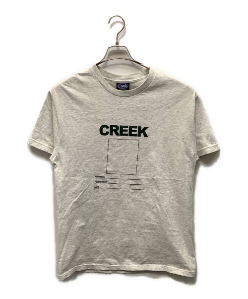 Creek（クリーク）Creek (クリーク) 半袖カットソー グレー サイズ:Lの古着・服飾アイテム