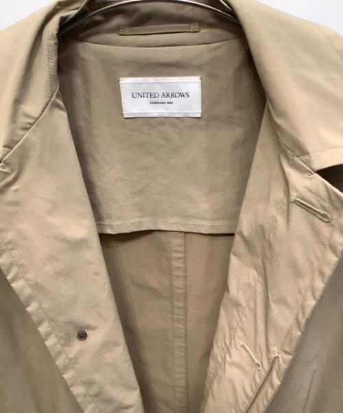 UNITED ARROWS（ユナイテッドアローズ）UNITED ARROWS (ユナイテッドアローズ) ステンカラーコート ブラウン サイズ:Ｍの古着・服飾アイテム