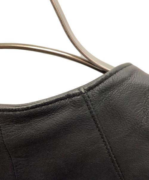 nano・universe（ナノ・ユニバース）nano・universe (ナノ・ユニバース) ラムレザージャケット ブラック サイズ:Ｍの古着・服飾アイテム