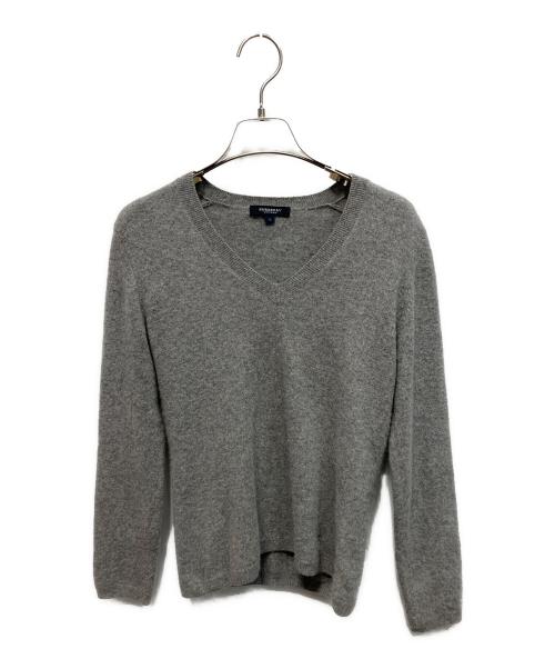 BURBERRY LONDON（バーバリーロンドン）BURBERRY LONDON (バーバリーロンドン) カシミヤニット グレー サイズ:1の古着・服飾アイテム