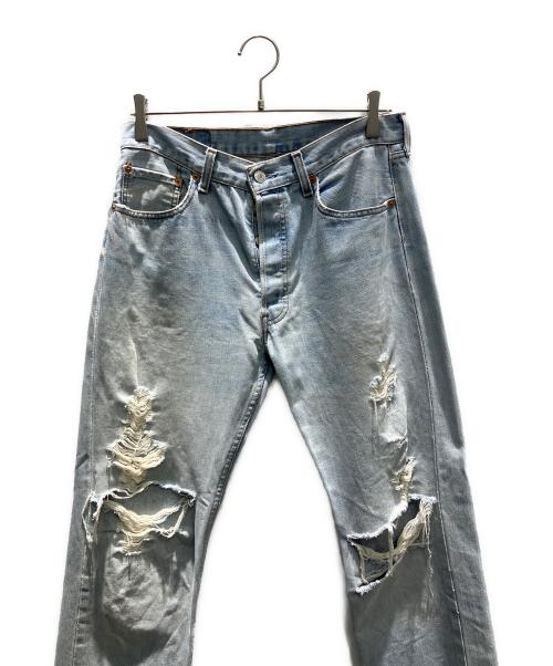 LEVI'S（リーバイス）LEVI'S (リーバイス) 00501 0176 ボタン裏252 ダメージ加工デニムパンツ インディゴ サイズ:W32の古着・服飾アイテム