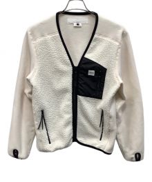 GANRYU（ガンリュウ）の古着「フリースジャケット」｜ホワイト