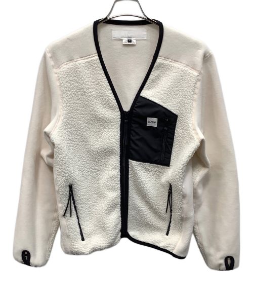 GANRYU（ガンリュウ）GANRYU (ガンリュウ) フリースジャケット ホワイト サイズ:Ｓの古着・服飾アイテム