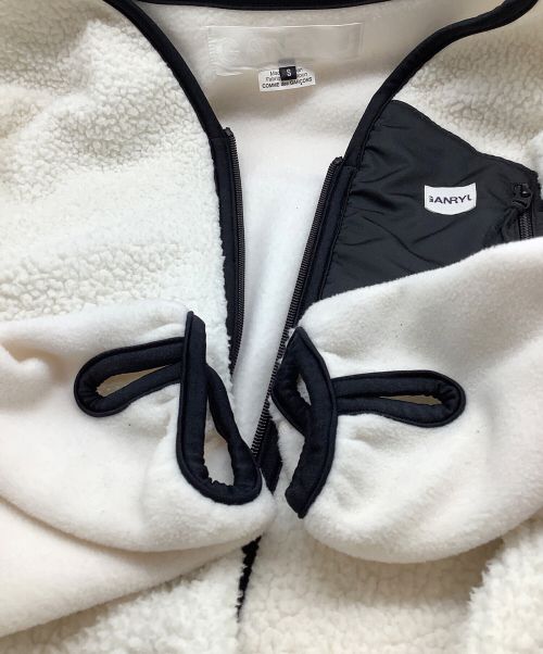 GANRYU（ガンリュウ）GANRYU (ガンリュウ) フリースジャケット ホワイト サイズ:Ｓの古着・服飾アイテム